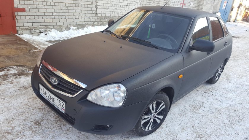 Приора черный Раптор