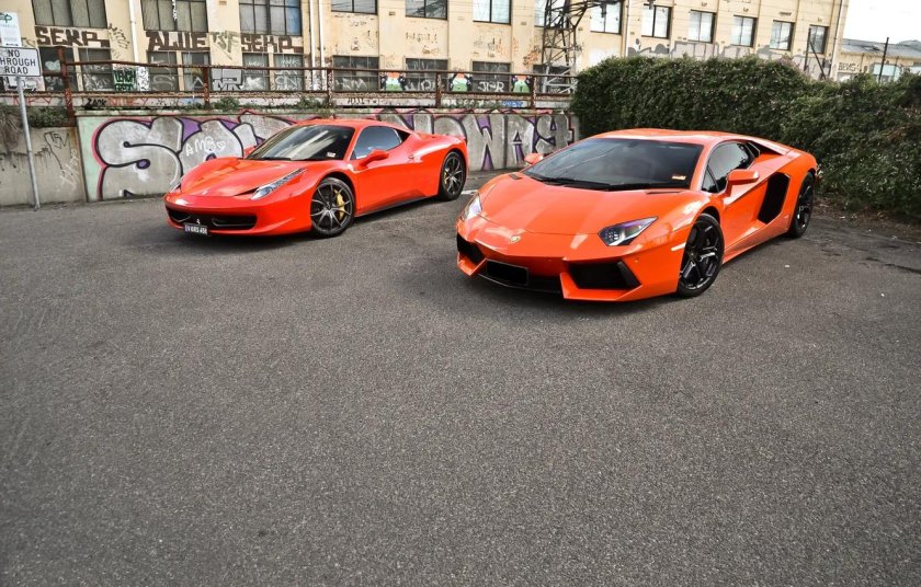 Ламборгини и Феррари