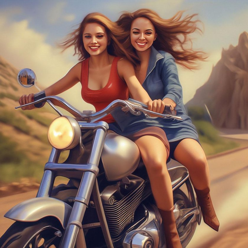 Две девушки