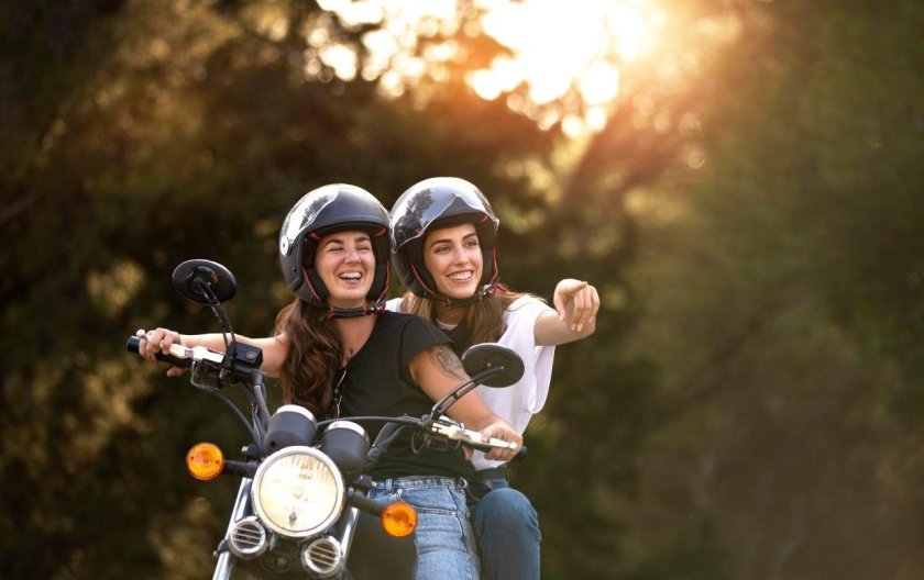 Поездка на мотоцикле