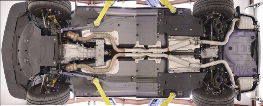 Крайслер 300с вид снизу