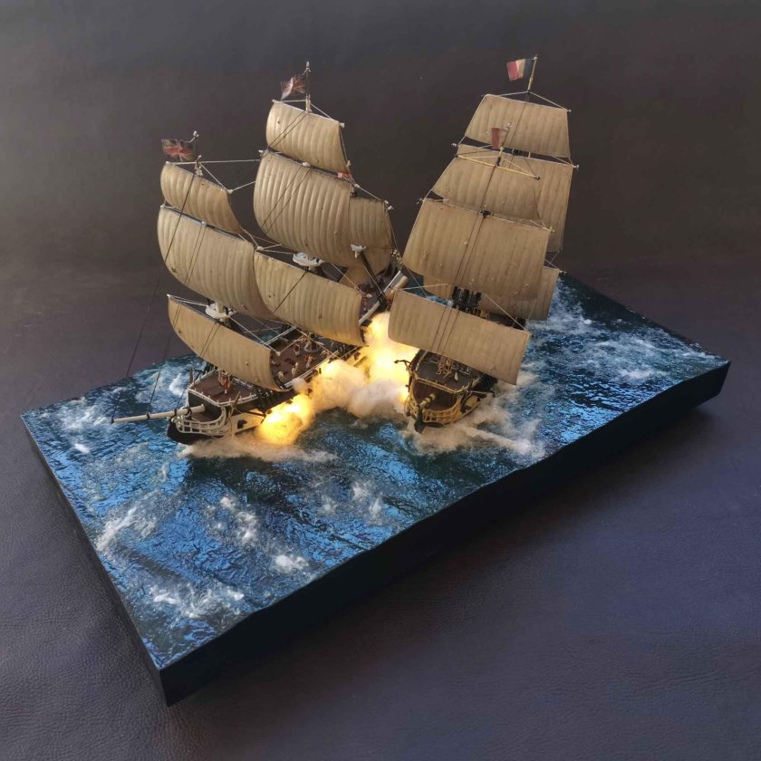 Диорама корабль