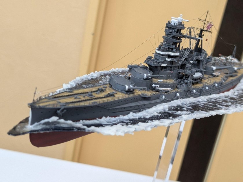 Модель линкора нагато