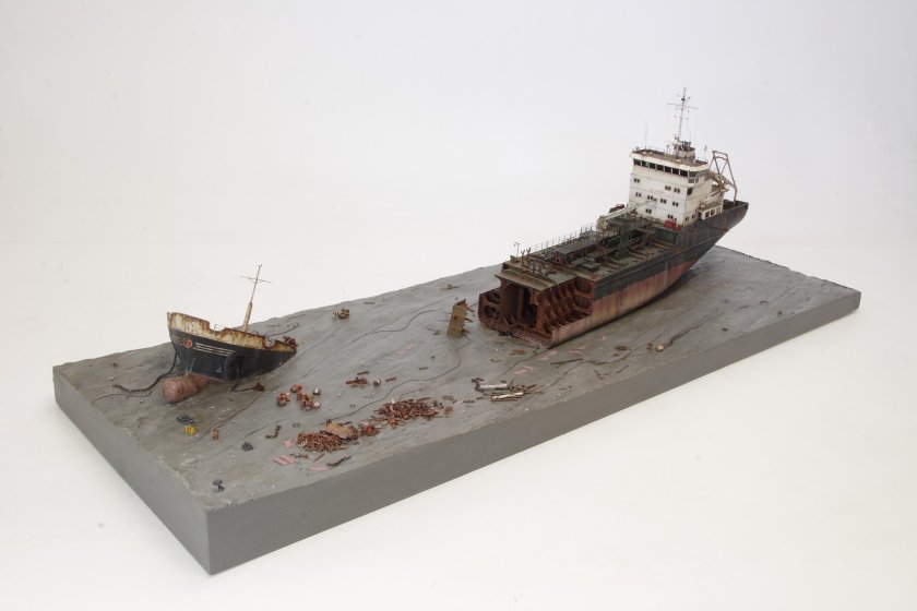 Диорамы с кораблями