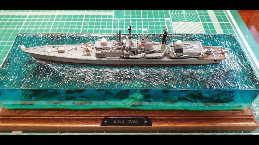 Диорама морской бой