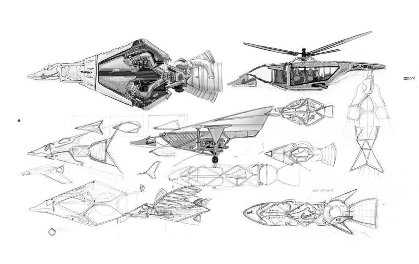 Космический корабль скетч