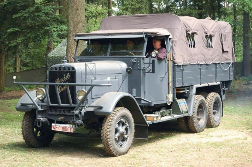 Немецкий грузовик Хеншель 33