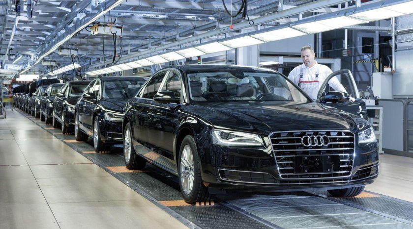 Автомобильный завод Ауди в Германии