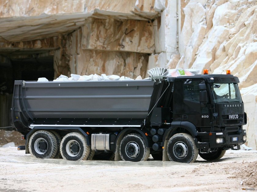 Iveco 8x8 самосвал