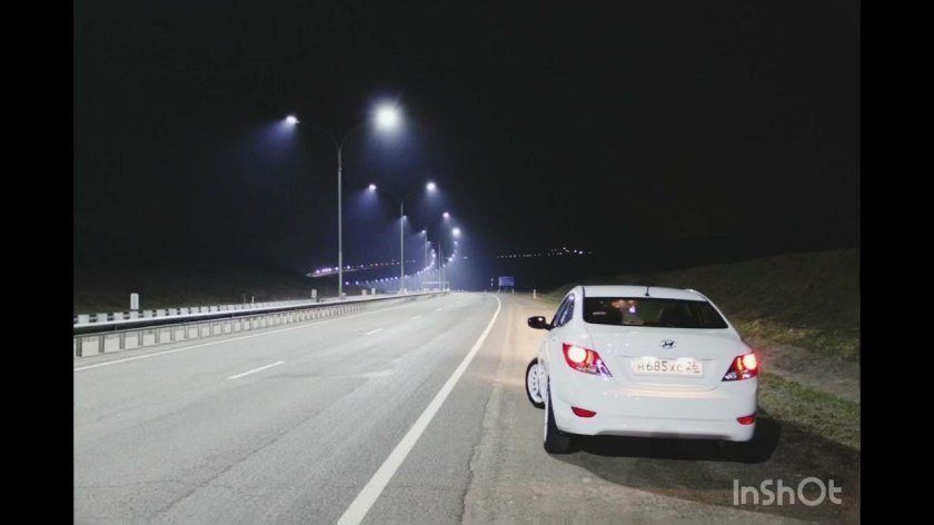 Ночью по трассе