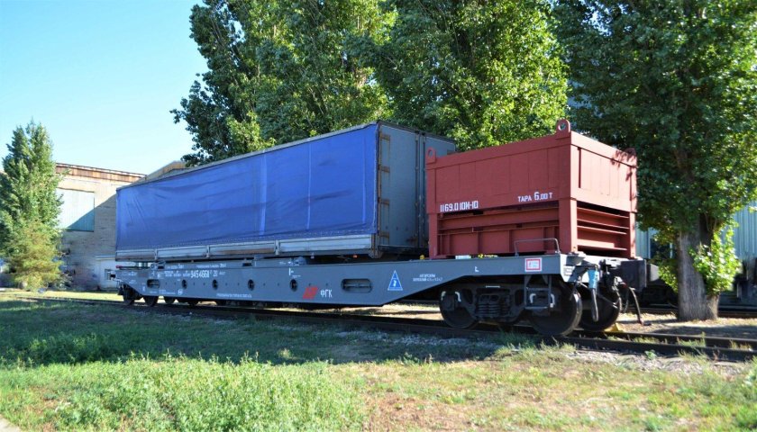 Контрейлерная платформа 13-6701