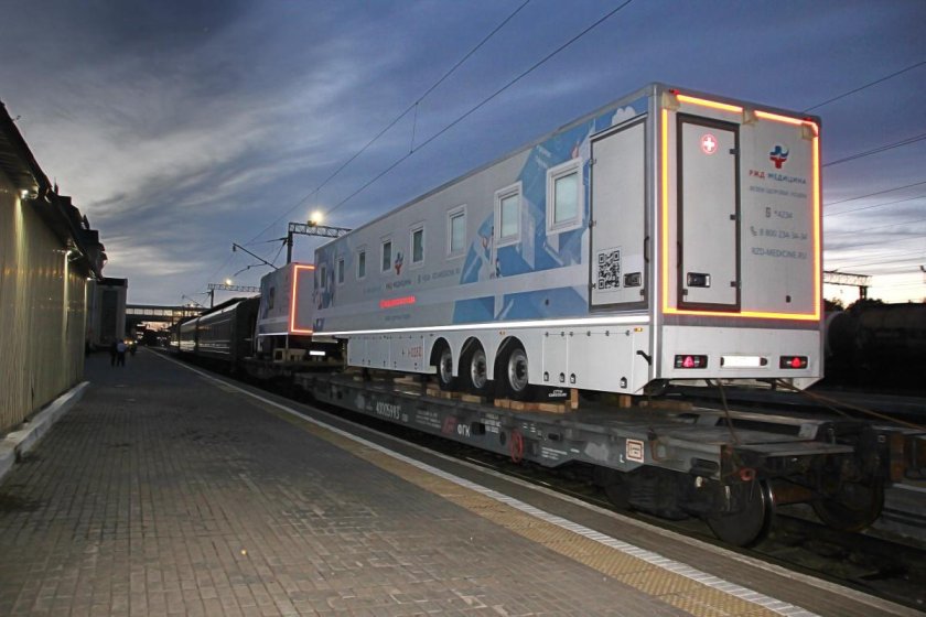Передвижной медицинский комплекс РЖД