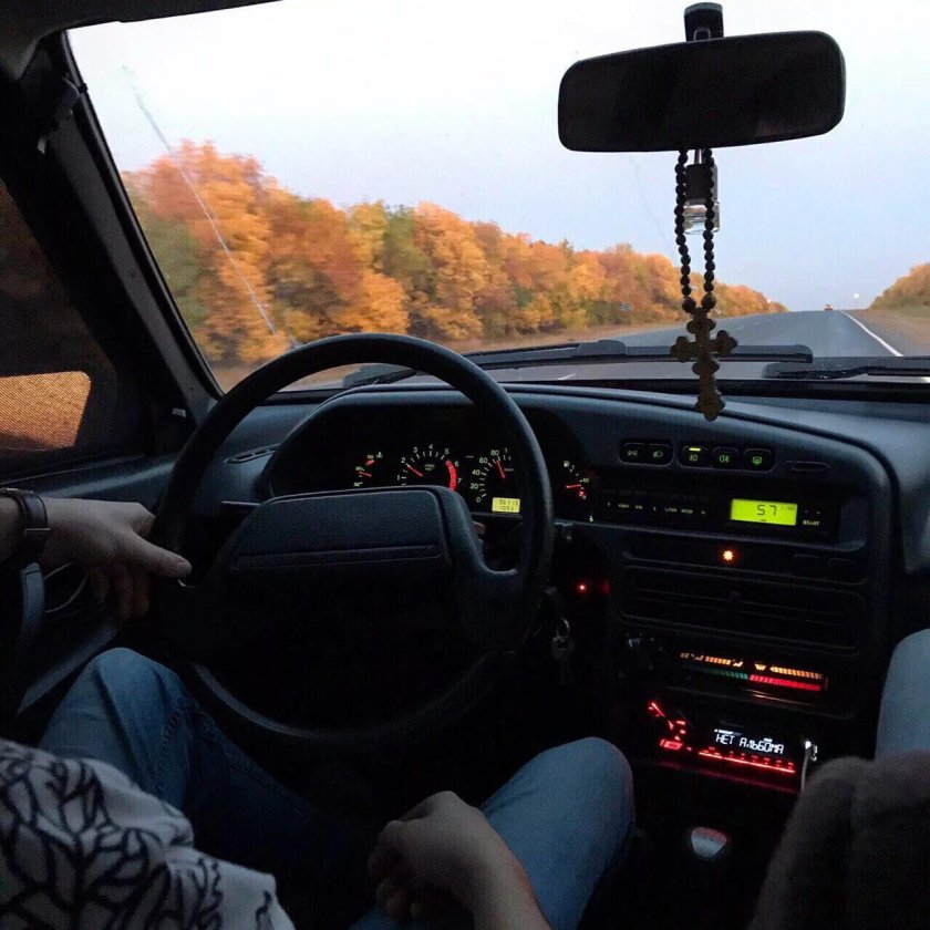 За рулём Лада 2114