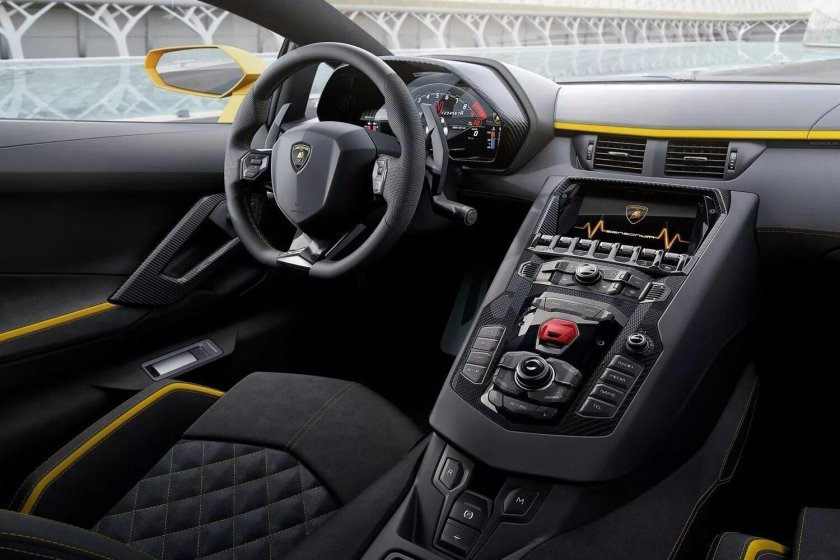 Lamborghini aventador салон