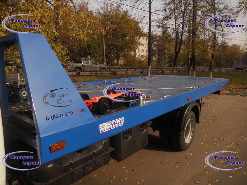 Подкатная тележка для эвакуатора