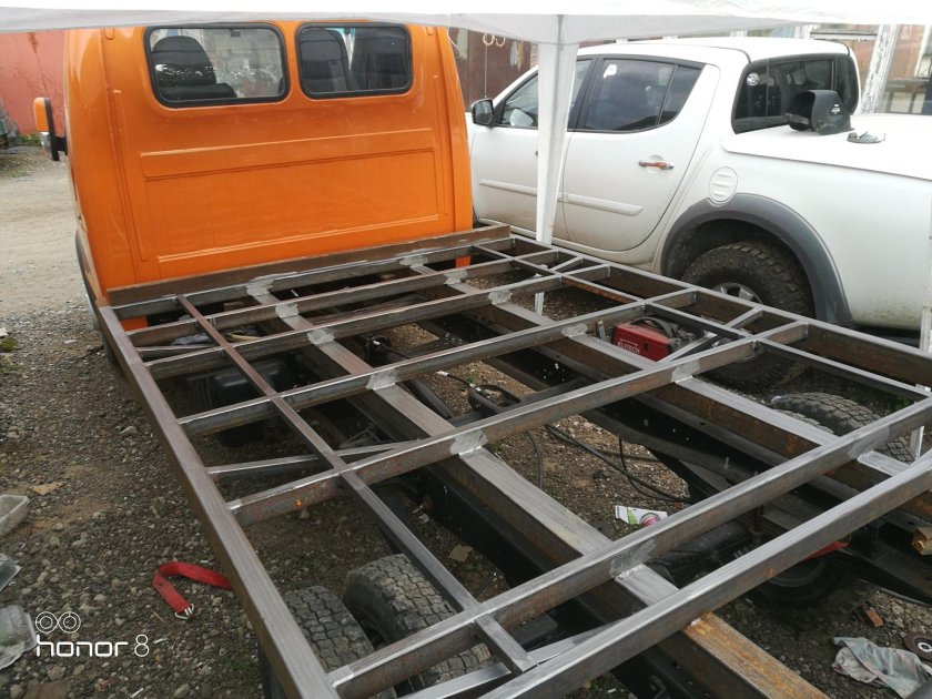 Каркас грузовой платформы на Газель 3302