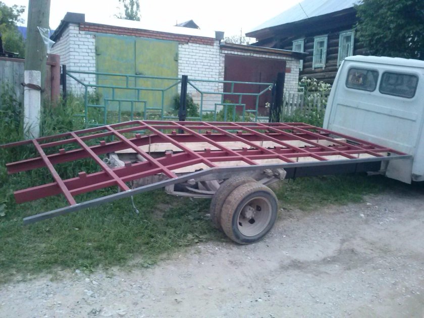 Переделка платформы Газель эвакуатор