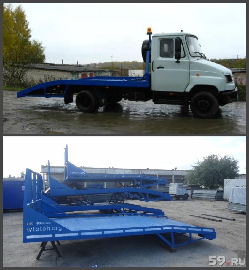 Платформа эвакуатор для ЗИЛ 5301