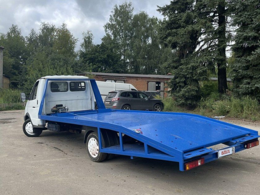 Газ 3302 эвакуатор с ломаной платформой