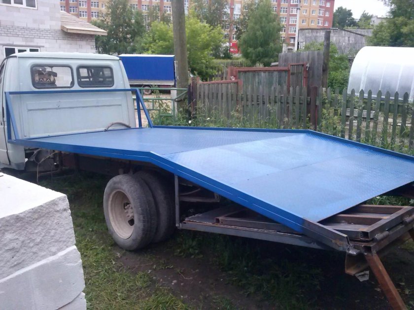 Переделка платформы Газель эвакуатор