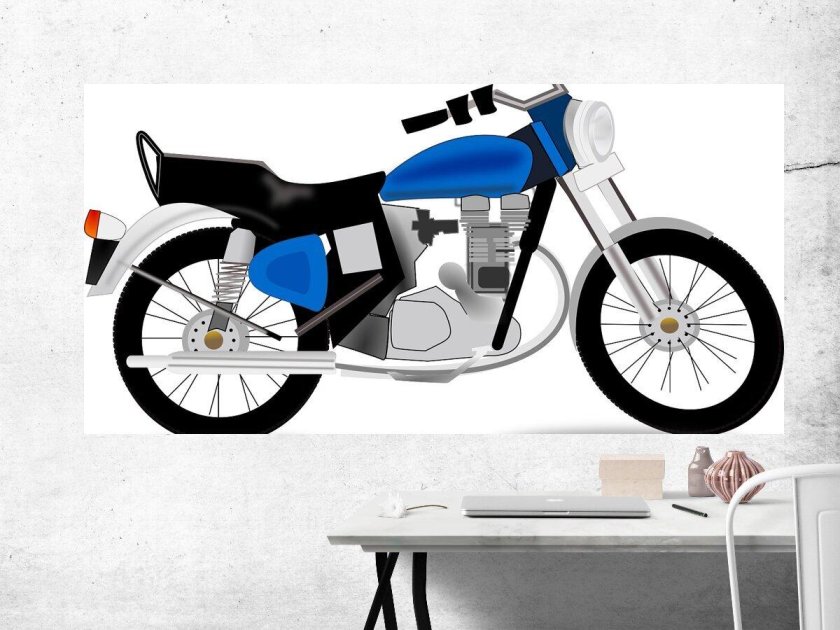 ИЖ мотоцикл вектор