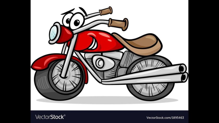 Мотоцикл для детей мультяшный