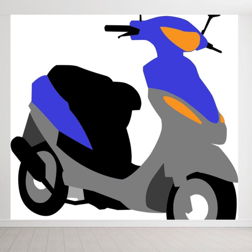 Скутер Пионер вектор