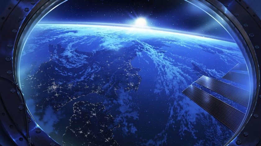 Космос из иллюминатора