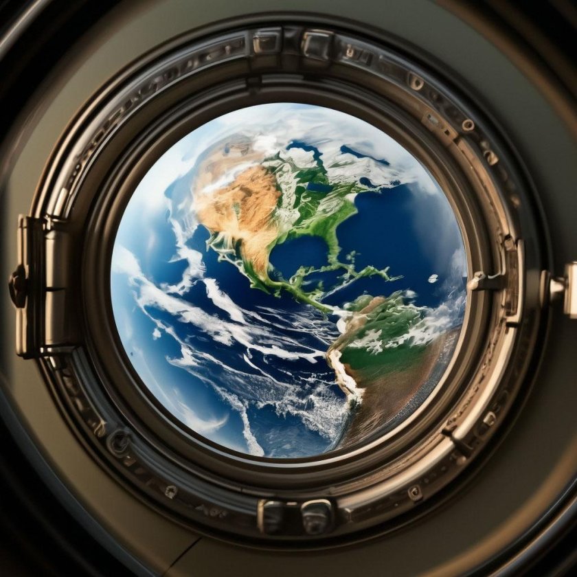 Иллюминатор в космосе
