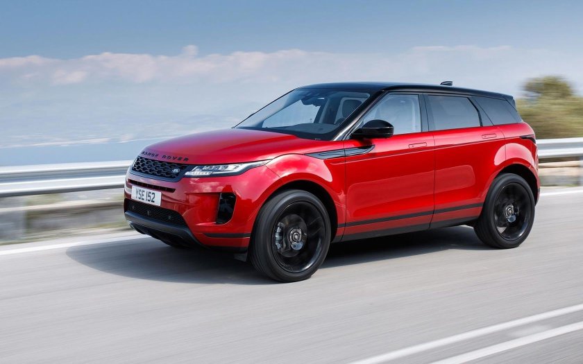 Рендж Ровер Эвок красный 2021