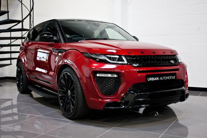 Рендж Ровер Эвок красный