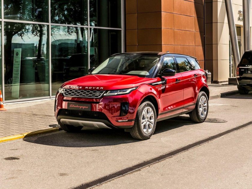 Рендж Ровер Эвок красный