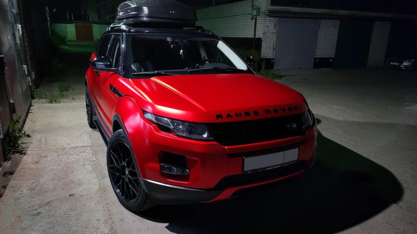 Красный матовый хром Evoque