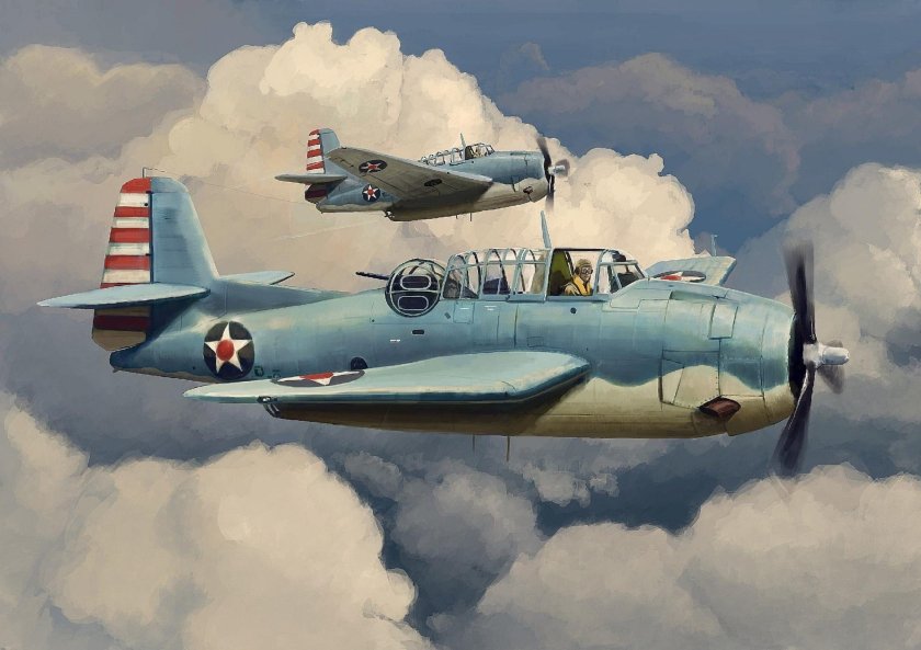 Торпедоносцы tbd devastator