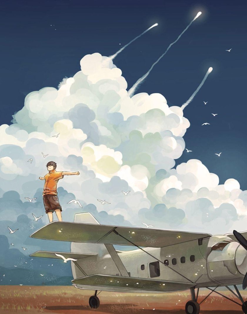 Самолет арт