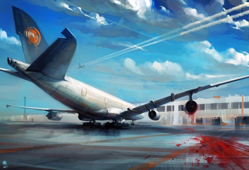 Самолет арт