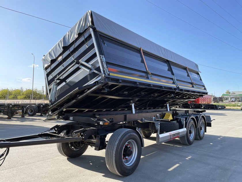 Прицеп зерновоз трехосный