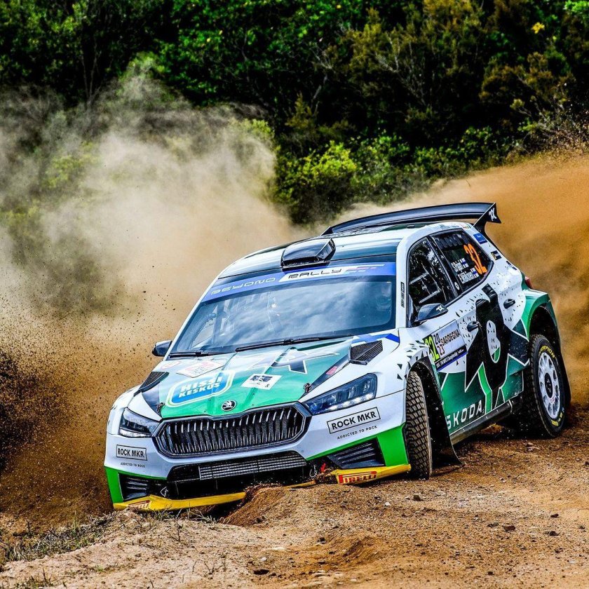 Škoda fabia r5 rally