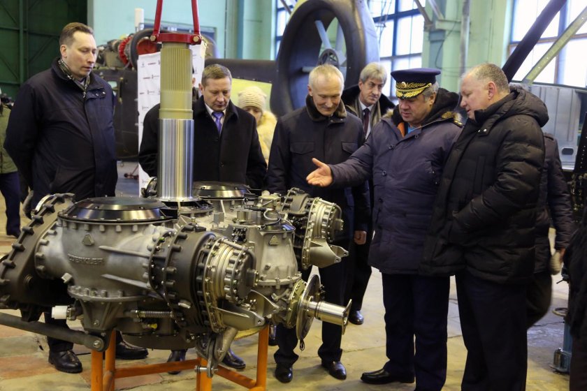 Главный вертолетный редуктор ВР-80