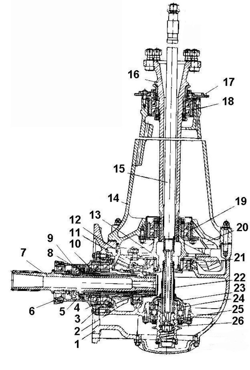 Хвостовой редуктор 246-1517-000