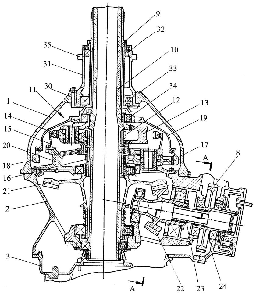 Хвостовой редуктор 246-1517-000