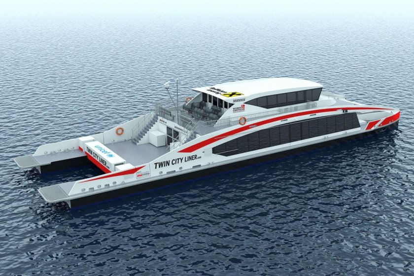 Скоростной катамаран incat