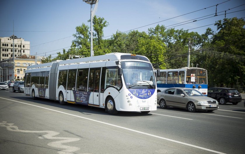 Троллейбус Кишинев 2021