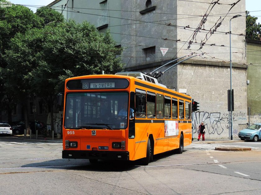 Троллейбус Милана