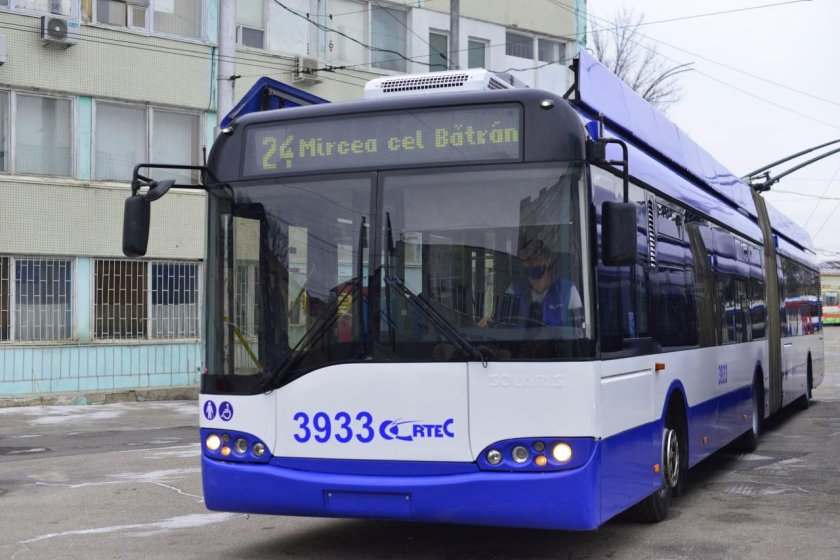 Троллейбусный парк Кишинева