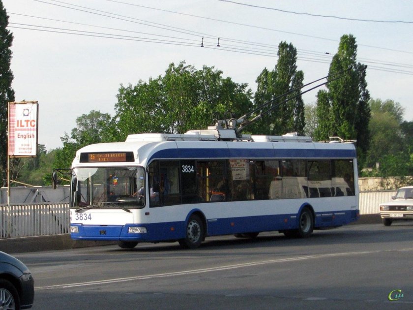 Троллейбусный парк Кишинева