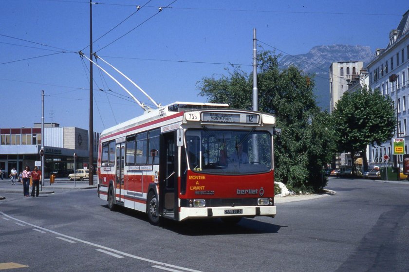 Гренобль троллейбус
