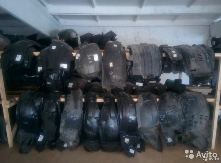 Склад подкрылков