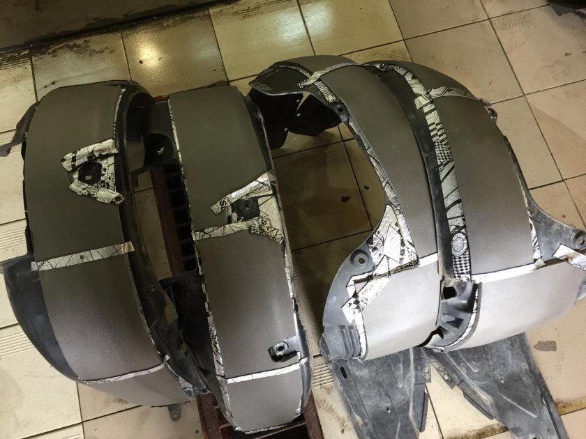 Шумоизоляция локера Volvo