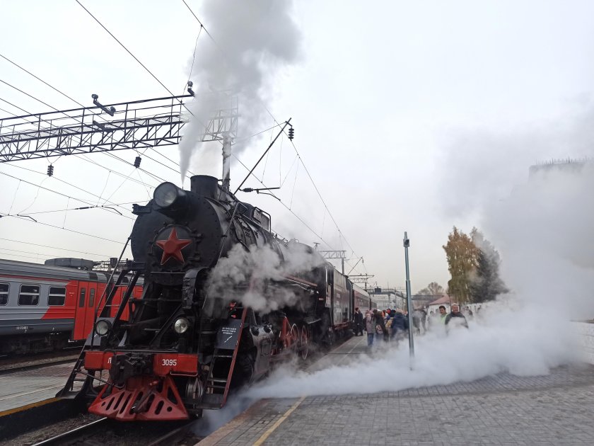 Ретро поезд старый оскол